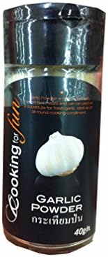 2 packs of Garlic Powder, Premium Spices from Thailand by Cooking for fun. (40 g/ pack)