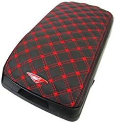 Car Center Armrest Console Leatherette Storage Box Red Color