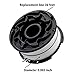 4 Pack DF-065 Weed Eater String Compatible with Black Decker GH700/GH710 Trimmers,