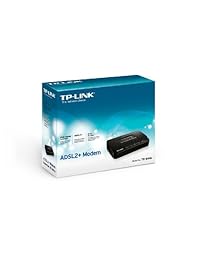 TP LINK TD 8616 ADSL2+ Modem, hasta 24 Mbps de ancho de correa inferior, Negro