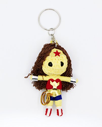 Wonder Woman Voodoo String Doll Keyring Keychain Ornament