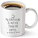 My Girlfriend Is Hotter Than My Coffee Funny Mug - Best Boyfriend Gag Gifts - Unique Valentines Day, Anniversary or Birthday Present Idea For Him From Girlfriend - 11 oz Tea Cup White