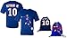 Neymar Jersey Style T-shirt Kids Neymar Jr Jersey PSG T-shirt Gift Set Youth Sizes ✓ Premium Quality ✓ ✓ Soccer Backpack Gift Packaging (YM 8-10 Years Old, Neymar Jr)