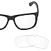 Revant Replacement Lenses for Ray Ban Justin 54mm RB4165 Crystal Clear