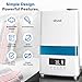 LEVOIT Cool Mist Humidifier for Bedroom, 4.5L Ultrasonic Air Humidifier for Babies and Large Room, Humidity Monitor, Essential Oils, Timer, Whisper-Quiet, Auto-off, Runs for 40 Hours, 2-Year Warranty