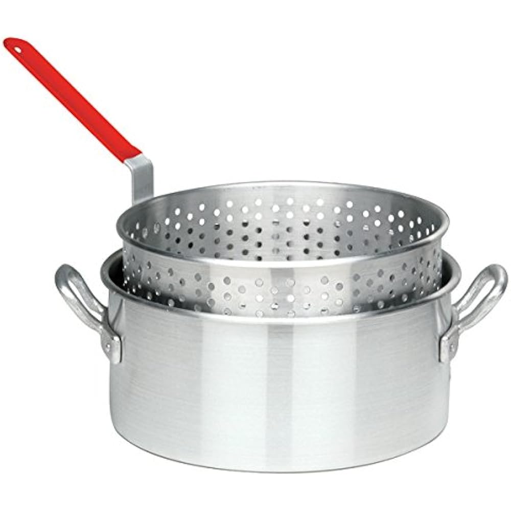 Aluminum Fry Pot Basket Deep Fryer Chicken Stovetop Outdoor Camping Backyard New 50904012012 eBay