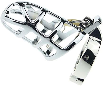 Metal Male ChástḮty Device Alloy Tasens-Store-RingCO67 Stainless Steel Pê-ňÃs RḮngs CṎck Cages Lock for Men