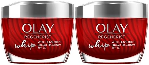 Olay Regenerist Whip Face Moisturizer SPF 25, 1.7 oz (2 pack)
