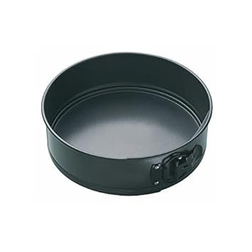 KitchenCraft KCMCHB10 Master Class Antihaftbeschichtete runde Springform, 23 cm,Grau