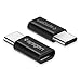 Spigen CAMC2 USB Type C Adapter 2 Pack with 56K Resistor USB-C Standard for Galaxy Note 8 / S8 / S8 Plus / S7 Edge/Pixel/LG/HTC & More - Black