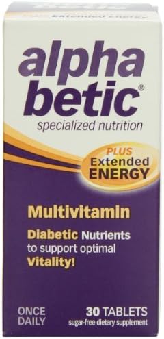 alpha betic Once-Daily Multi-Vitamin Supplement, 30 Tablets by Alpha Betic