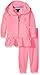 U.S. Polo Assn. Baby Girls' Neon French Terry Hoody and Jogger Pant, Neon Pink, 12M