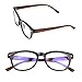 Marrywindix Fashion Unisex Computer Glasses- Anti-reflective ,Anti-glare ,Clear Lens, Uv Protection (Bright Black)