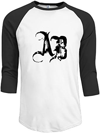 Men's Alter Bridge Vector Logo Myles Kennedy Raglan Shirts Popular 3/4 Sleeve Baseball Tee Black