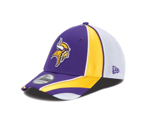 NFL Mens Minnesota Vikings Speed Stretch 3930 Flex Fit Cap