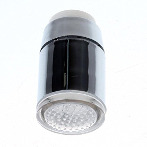 DZT1968 Temperature Sensor 7 Color Kitchen Water Tap Faucet Glow Shower LED Light A - Thumbnail 7
