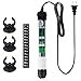 Uniclife 25W Submersible Aquarium Heater HT-2025 with Thermometer and Suction Cup, 5 Gallon