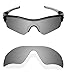 Littlebird4 Replacement Sunglasses Lenses Compatible with Oakley Radar Path, Polarized with UV Protection(Titanium)