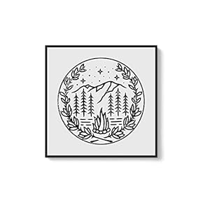 SIGNFORD Framed Canvas Home Artwork Decoration Night Canvas...