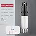 Louischanzl 5ml Portable Mini Refillable Perfume Atomizer Bottle 1Pc, LeakProof Nozzle, Travel and Outdoor Empty Spray Bottles, Metal Matte Material, Glass Inner Bottle. (Classic Series Silver)