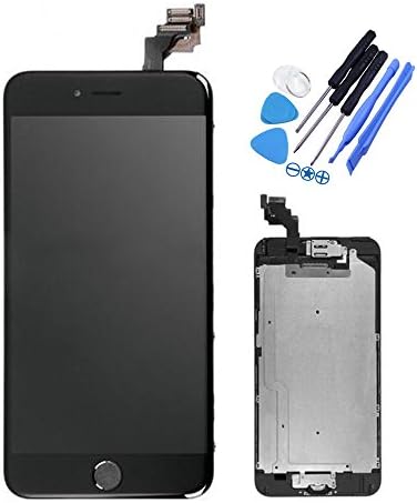 for iPhone 6 plus 5.5inch LCD Screen Replacement Touch Digitizer Full Assembly with all Components and Repair Tools - Not compatible with iPhone 6 or 6S (Black)