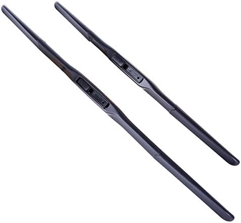 KINGLETING M017 J/U Type Windshield Wiper Blade,24"+20" (Front,Set of 2)