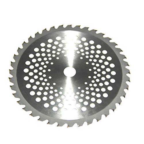 2 Packs 10" 40T Carbide Tip Brush Cutter, Trimmer, Weed Eater Blades Wacker Edging Blades Wood Cutting Clearing Saw Blades