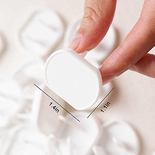40 Count Premium Quality Childproof Outlet Covers – VALUE PACK – New & Improved Plastic Baby Proofing Caps – Durable & Steady – Pack Of 40 Plugs