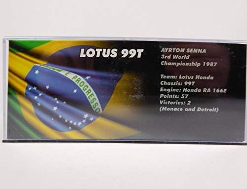 OPO 10 - Ayrton Senna Lotus 99T # 12 - Winner Monaco GP Formule 1-1987 1:43 Altaya (708), Yellow - Image 4