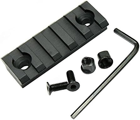 5 Slots Keymod Picatinny Rail Section Accessory 2.2" for Handguard Keymod Mount System