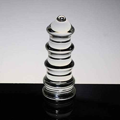 ZBZYXA Crystal Glass Back Court Anǎl Sex Couples Manual Backcourt Masturbatǒr Anǎl Plǔg wand T-shirt Trousers