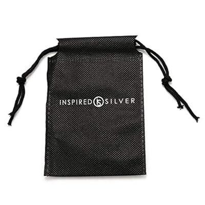 Inspired Silver - Navy Anchor Charm Ornament - Silver Circle Charm Holiday Ornaments with Cubic Zirconia Jewelry 41%2BRkV fp5L