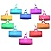Homemory 12 Pack Color Changing LED Tea Lights, Flameless Tealight Candles, Battery Operated Fake Candles, Decorations for Love, Party, Christmas, Halloween