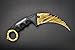 FadeCase Karambit Elite - Tiger Tooth - Real CSGO Knife Skin Counter Strike Global Offensive Full Tang Fixed Blade Unique Serial Number
