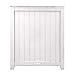 Oceanstar RHP0109W Rectangular Laundry Wood Hamper, White Finished