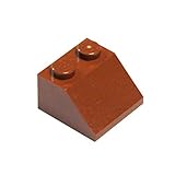 LEGO Parts and Pieces: Reddish Brown 2x2 45 Slope x100