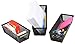 Mind Reader Desk Supplies Organizer 3 Piece Set, Pencil Holder, Document for Letters, Paper Clips,Thumb Tack, Tape, Memo Holder, Black Mesh