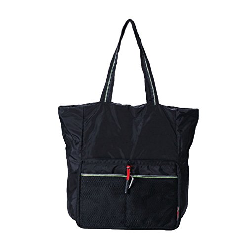Lightweight Foldable Waterproof Shoulder Tote Bag for Shopping Sports Gym Travel - Thumbnail 7