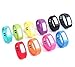 Steven Boy Set of 10 Multi-Color Replacement Wrist Bands For Garmin Vivofit With Clasps Vivofit Bracelets