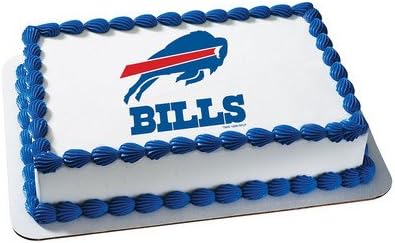 Buffalo Bills Licensed Edible Cake Topper 4585 Amazon Ca Grocery