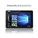 INFILAND Asus Transformer Mini T102HA Screen Protector, Premium HD Clear Tempered Glass Screen Protector for ASUS 10.1 Inch Transformer Mini T102HA-D4-GR 2 in 1 Touchscreen Laptop