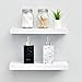 WELLAND Set of 2 Floating Shelves Wall Mounted Shelf, for Home Decor with 8