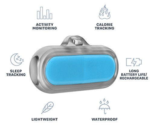 Bean Waterproof Pet Activity Tracker (Blue)