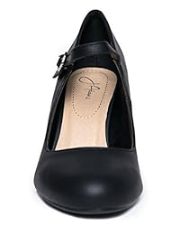 J Adams Skippy, zapatos con tacón alto Mary Jane, con correa, clásicos y cómodos, de vestir.
