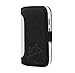 Moto G Case, Cruzerlite Bugdroid Circuit Intelligent Wallet Flip Case Compatible for Motorola Moto G 2013 - Black/White