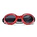 Krismile New Fashionable Water-Proof Multi-Color Pet Dog Sunglasses Eye Wear Protection Goggles Small (Red)