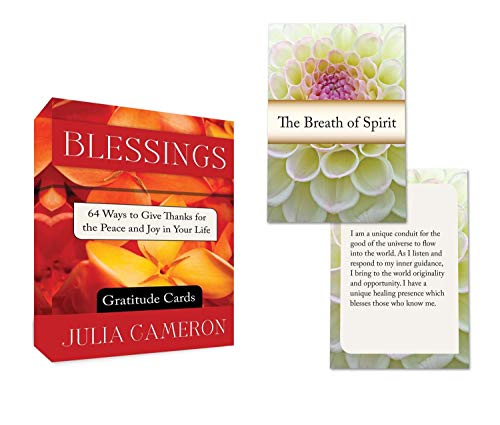 Blessings: 64 Ways to Give Thanks for the Peace and Joy in Your Life--Gratitude Cards (Tarcher Inspi by Julia Cameron