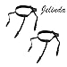 Jelinda Shirt Stays for Men&Women with Adjustable Elastic Non-Slip Shirt Garters