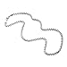 KissYan Stainless Steel 1mm to 3 mm Box Necklace 14 Inches to 36 Inches (1 mm/24 inches)
