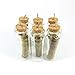 Small Bottle Hemp Wick Dispenser Pack of 6 Includes Organic 100% Natural Bee Wax Hemp Wick 2.5 FT